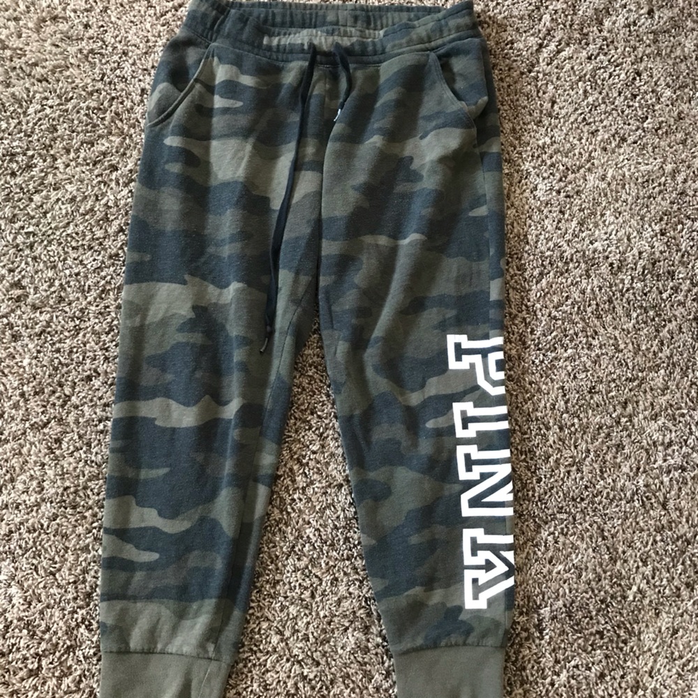 PINK Camo Joggers